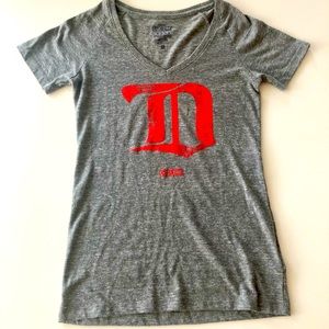 NHL women’s fitted t shirt. Detroit Red Wings fan